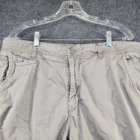 Saltaire Mens Summer Twill Chino Shorts Gray Size 38 Slash Pockets - Picture 6 of 12